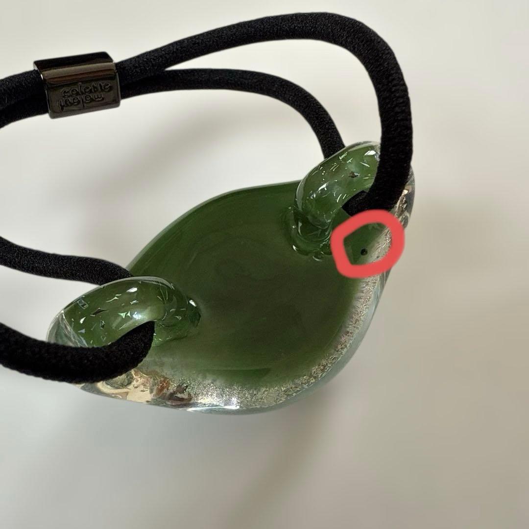 Colette Malouf コレットマルーフ　グラスポニー　グリーン