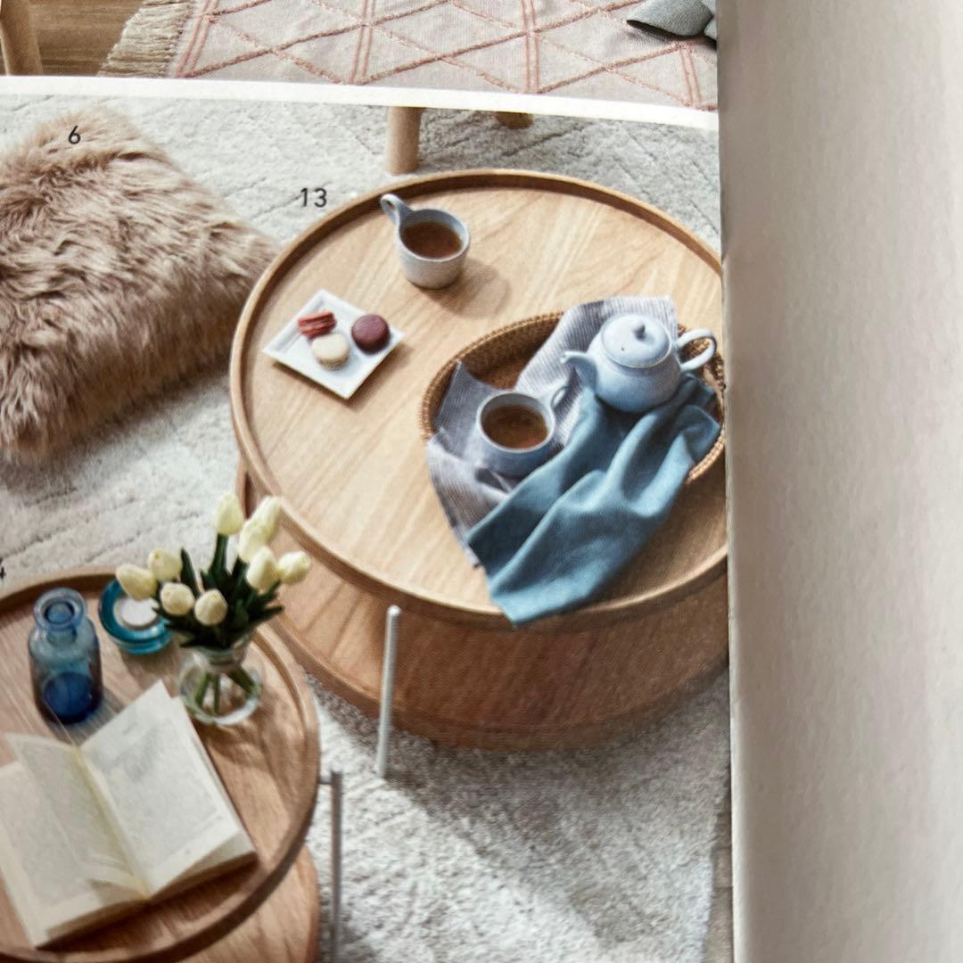 木製　コーヒーテーブル　サイドテーブル　未使用