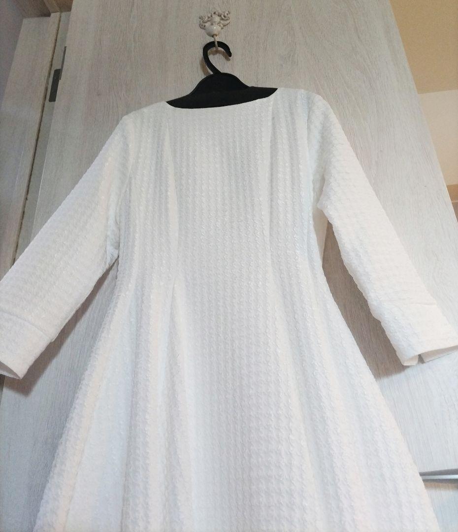 Mサイズ【新品タグ付き】JENNE 千鳥立体フレアーロングドレス