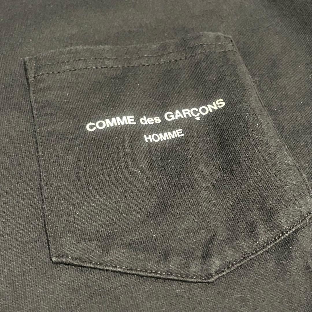 コムデギャルソンオム　ロンT ブラック　XL 24SS 美品