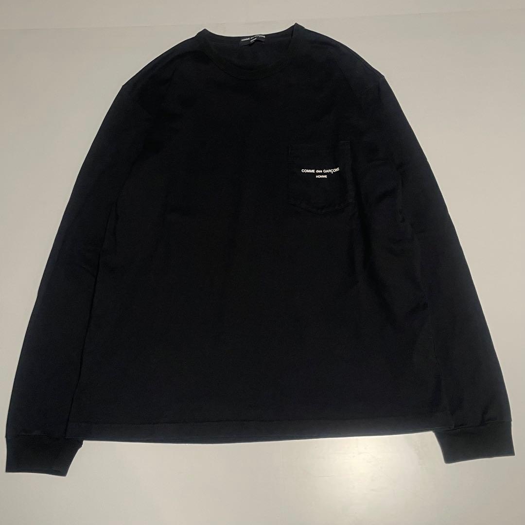 コムデギャルソンオム　ロンT ブラック　XL 24SS 美品