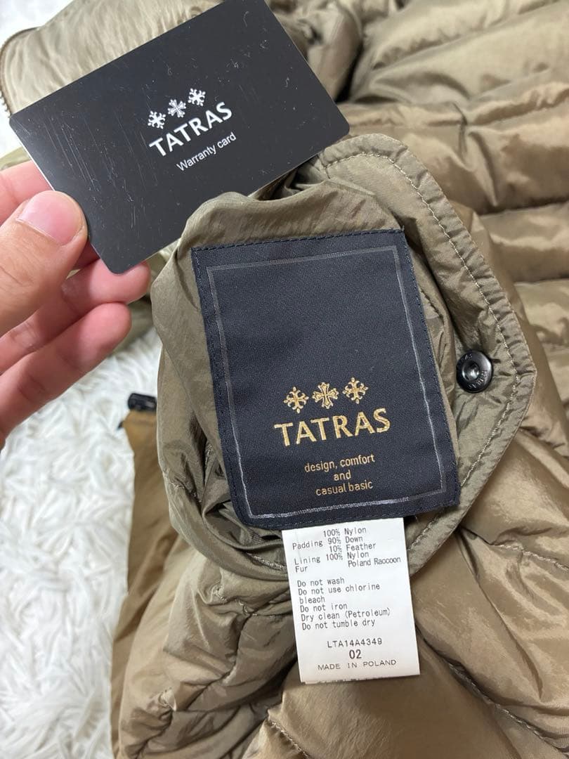 【値下げ対応可能‼️】 TATRAS タトラス ダウンコート リバーシブル M