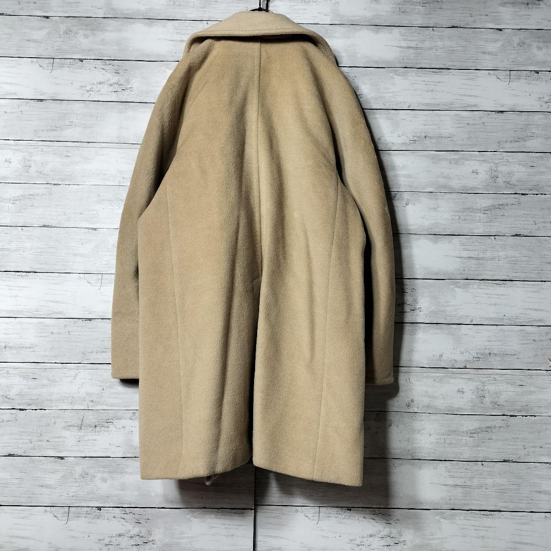 マックスマーラ 銀タグ 女優襟チェスターコート ウールカシミヤ オーバーサイズ