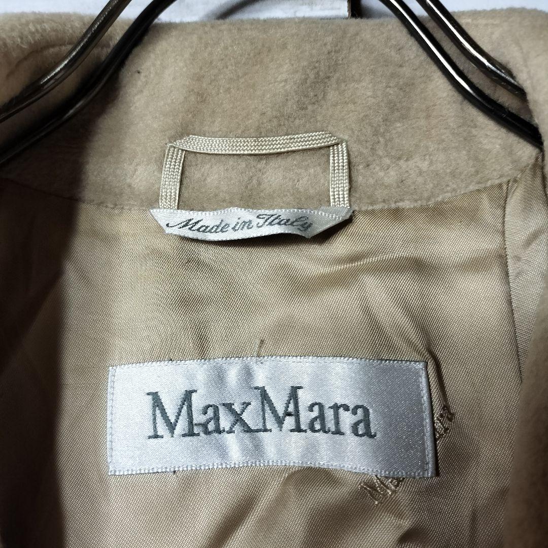 マックスマーラ 銀タグ 女優襟チェスターコート ウールカシミヤ オーバーサイズ