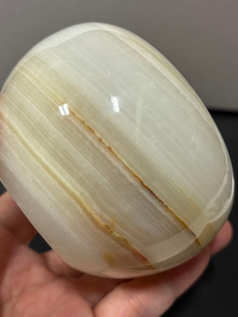 アフガンジェイド　蓋付き壺　630g 天然石の壺