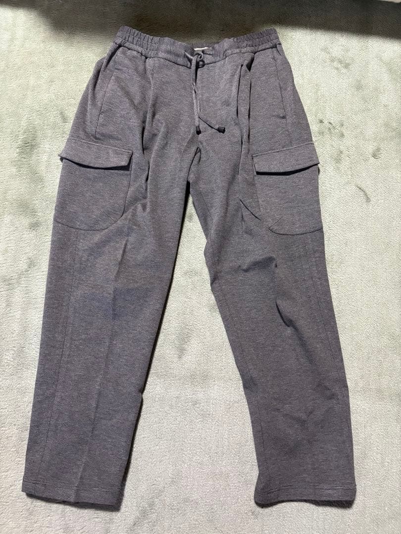 d*e様 ジャブス　SPACE FIT グレー カーゴパンツ 46