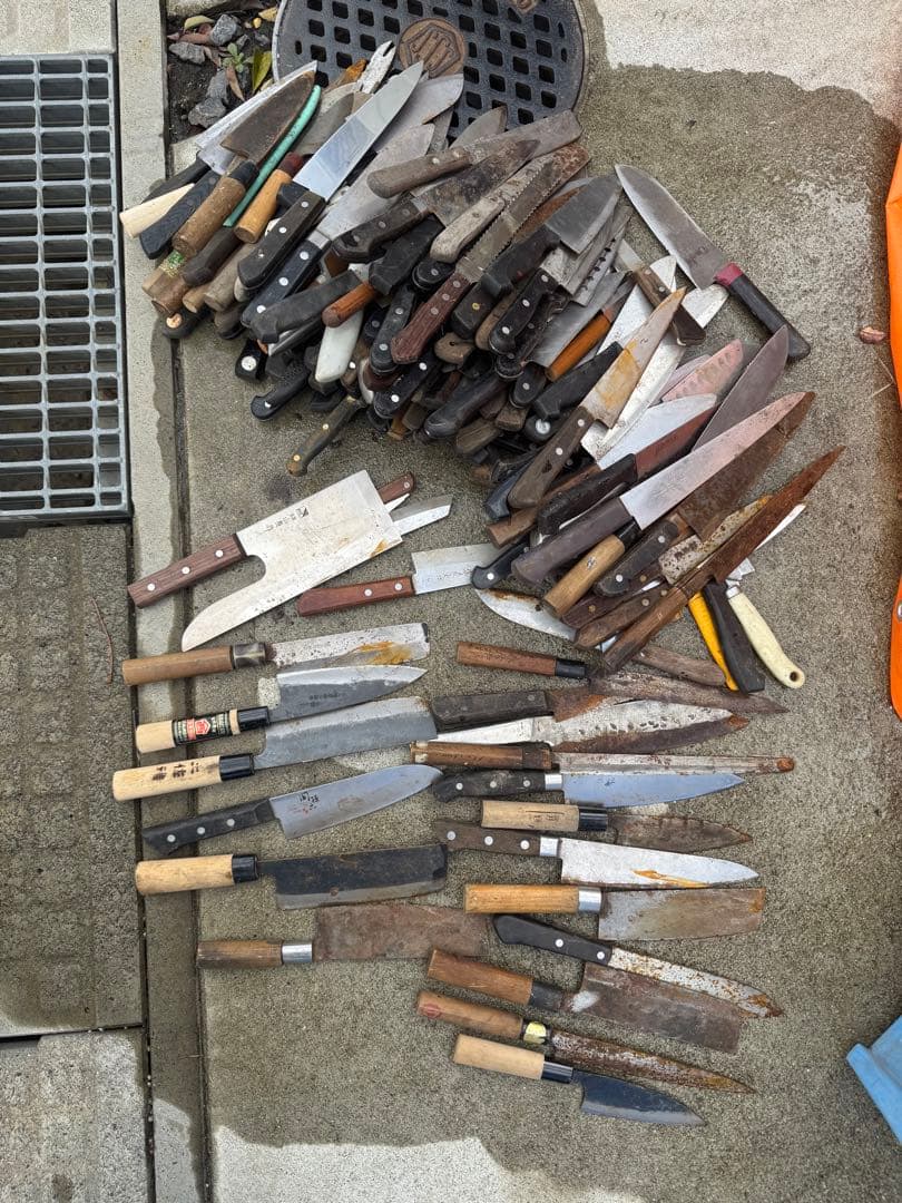 多数包丁セットいろいろ /和包丁/ステンレス約15kg