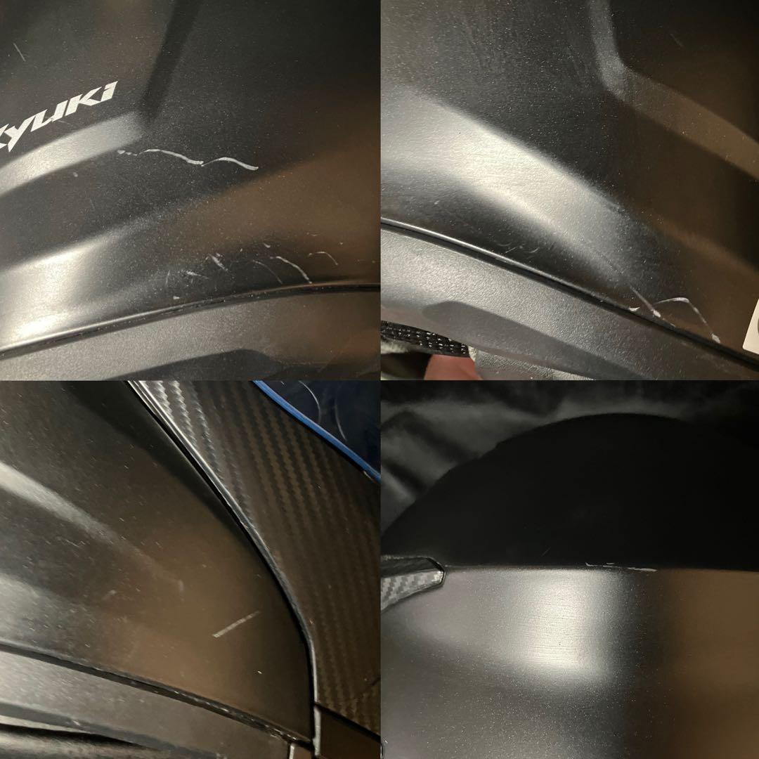 KABUTO RYUKI ヘルメット　マットブラック　Mサイズ　B2204