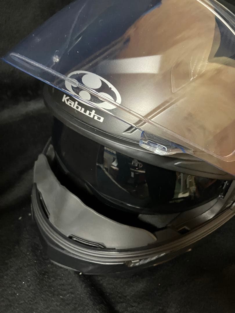 KABUTO RYUKI ヘルメット　マットブラック　Mサイズ　B2204