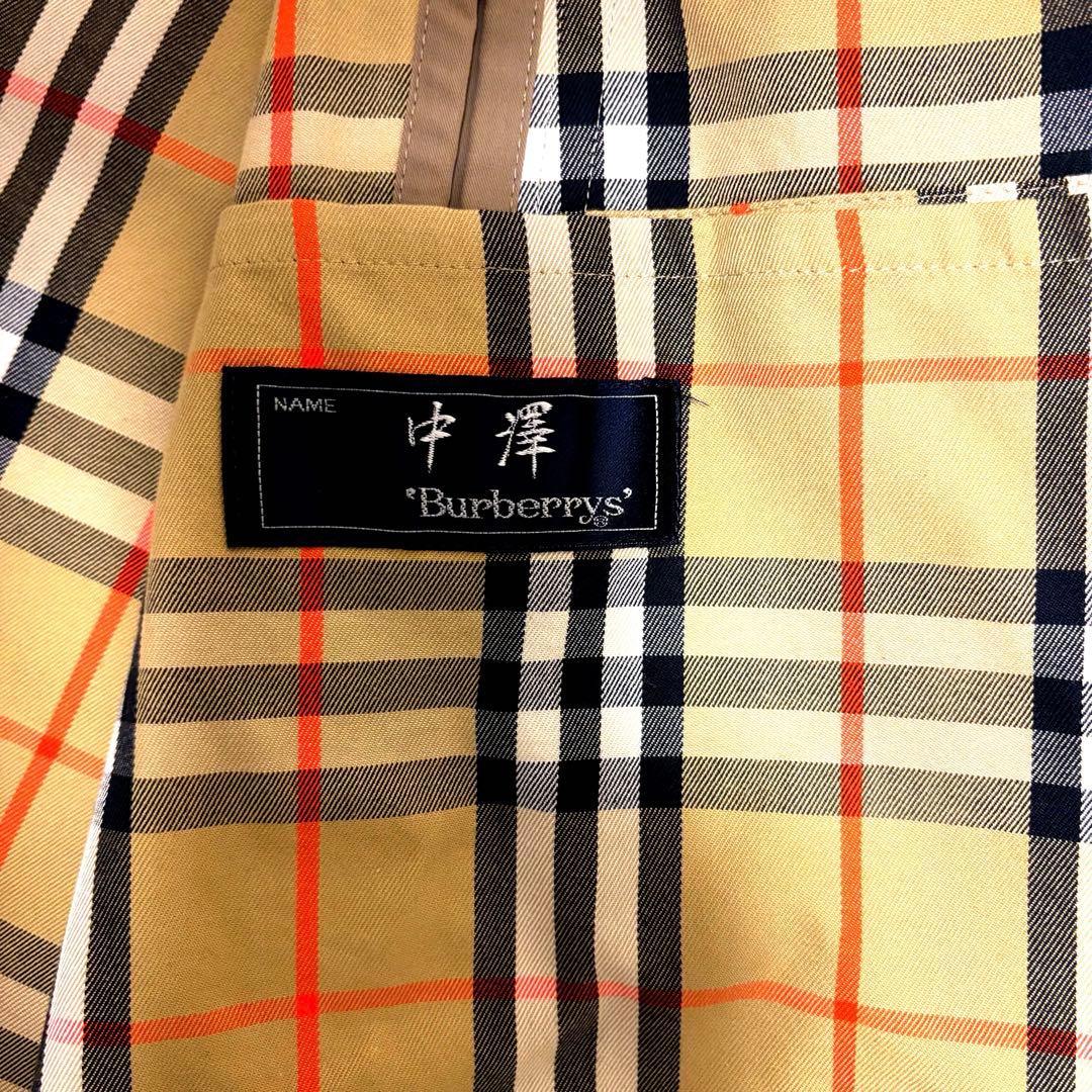 美品BURBERRYS バーバリーステンカラーコート ノバチェック メンズ XL