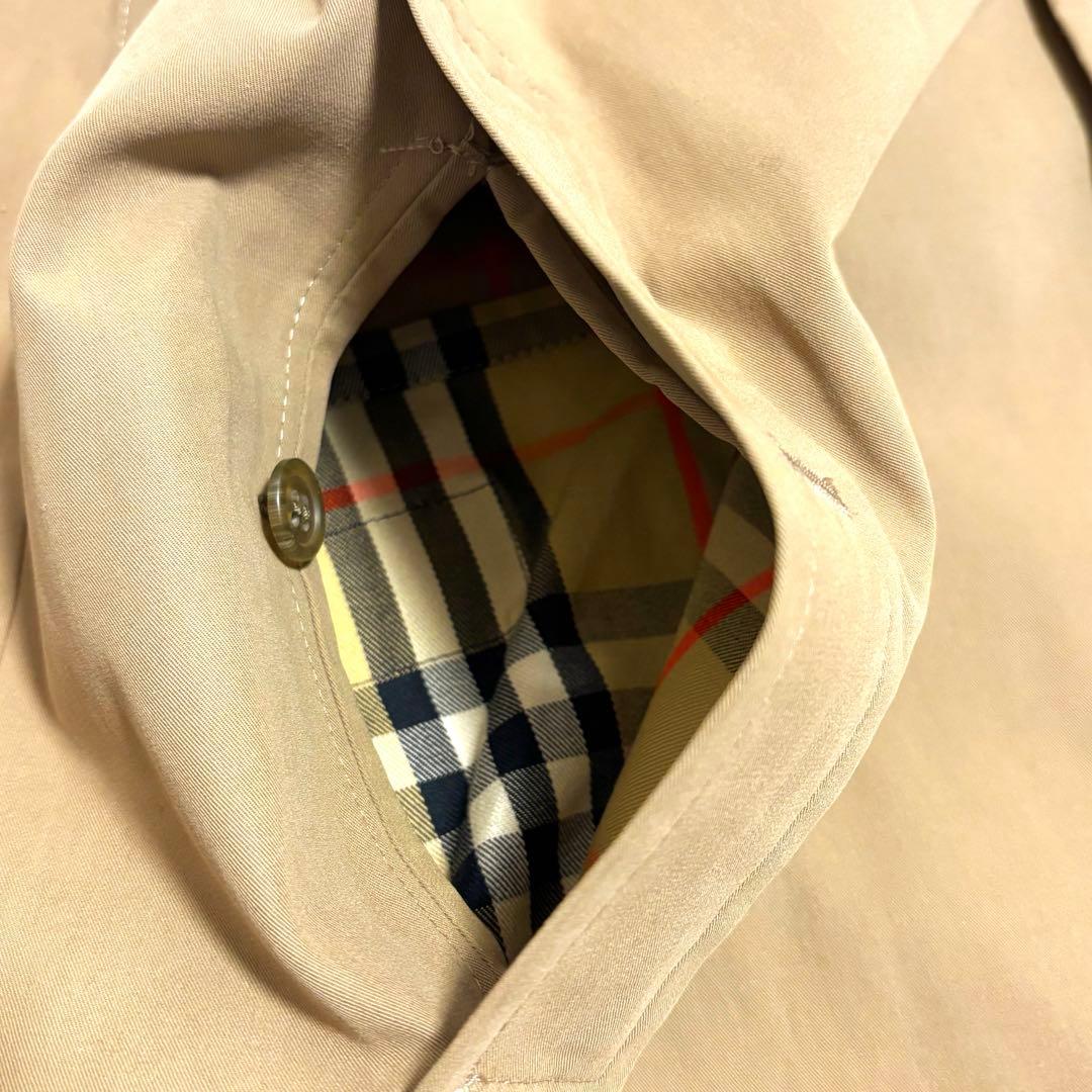 美品BURBERRYS バーバリーステンカラーコート ノバチェック メンズ XL