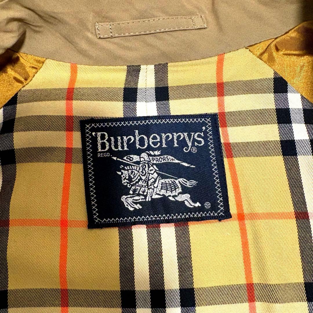 美品BURBERRYS バーバリーステンカラーコート ノバチェック メンズ XL
