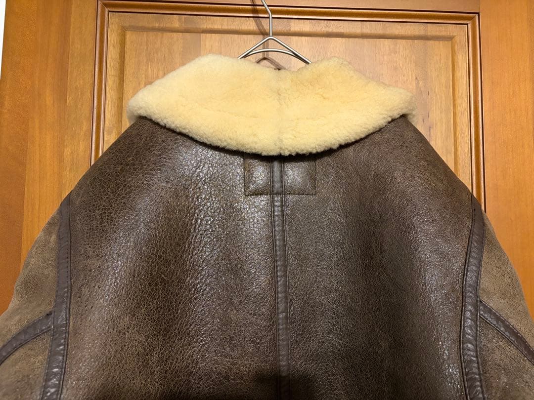 nico☆B-3 フライトジャケット　ミリタリー　ムートン　ボア　ブラウン