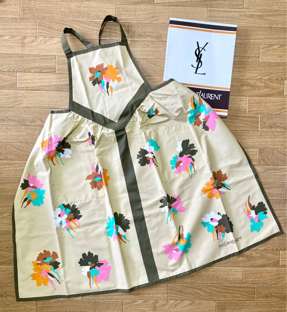 新品　箱付き　イヴサンローラン エプロン　Yves Saint Laurent