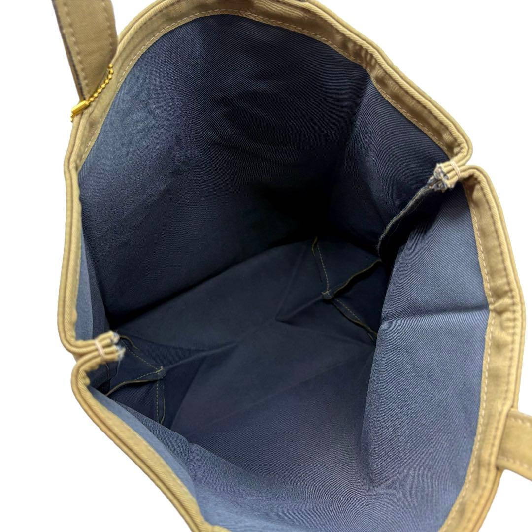 希少 BRADY デカ ロゴ トートバッグ　チャーム　キャンパス 極美品 A4可