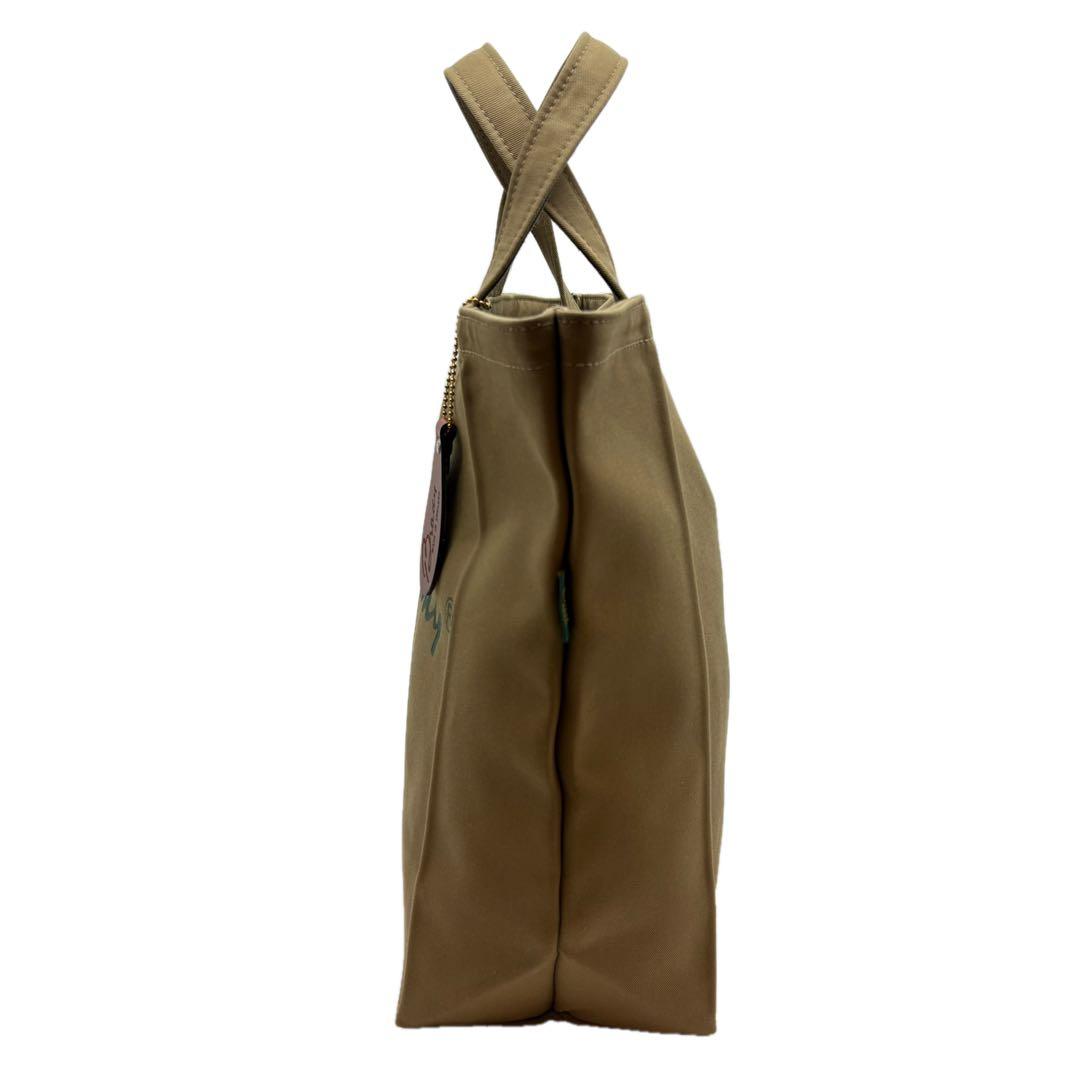 希少 BRADY デカ ロゴ トートバッグ　チャーム　キャンパス 極美品 A4可