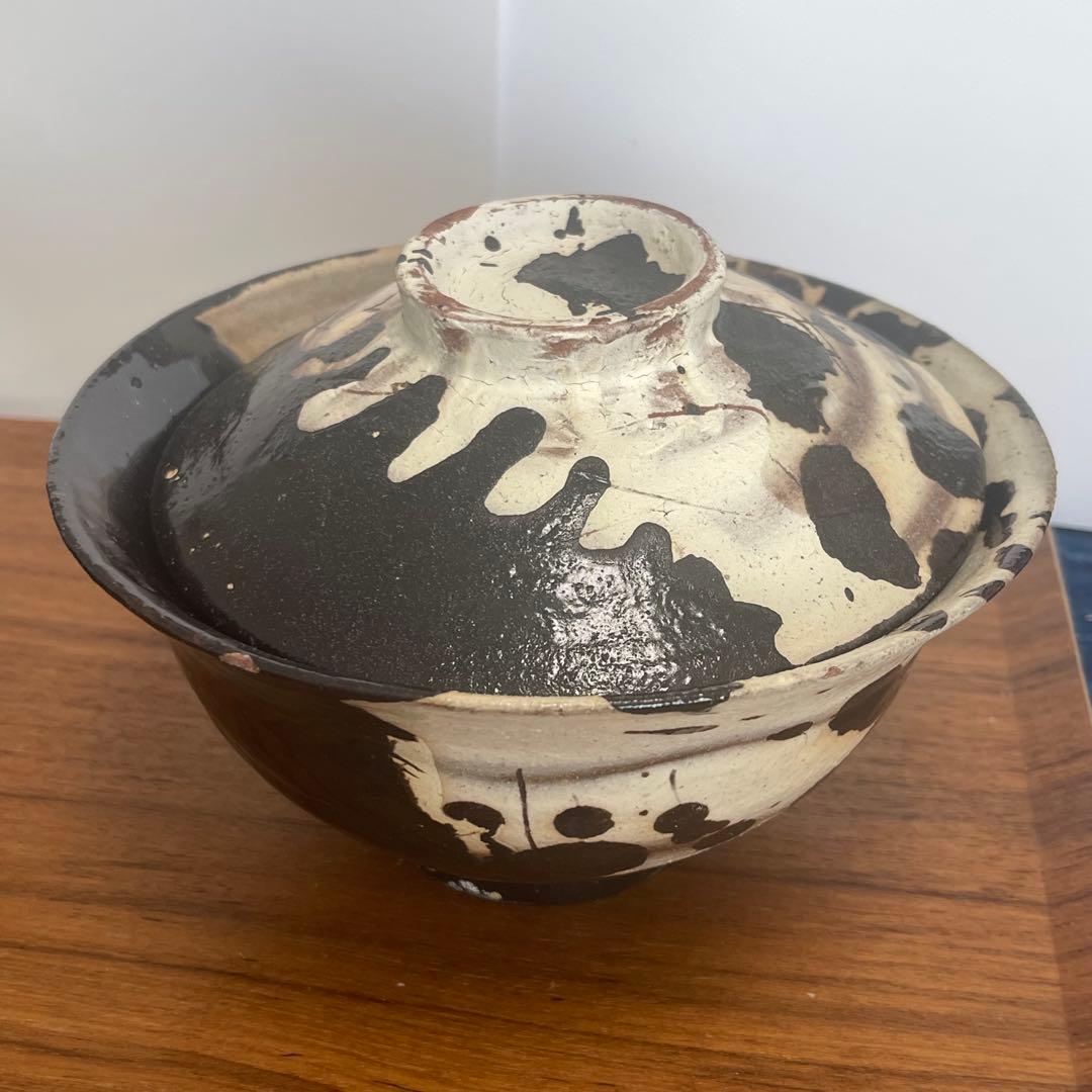 作家もの　蓋物　蓋付丼