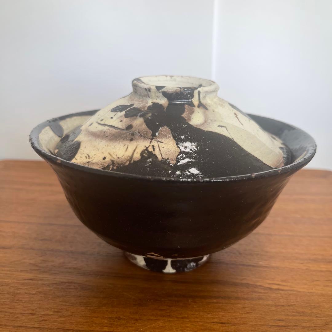 作家もの　蓋物　蓋付丼