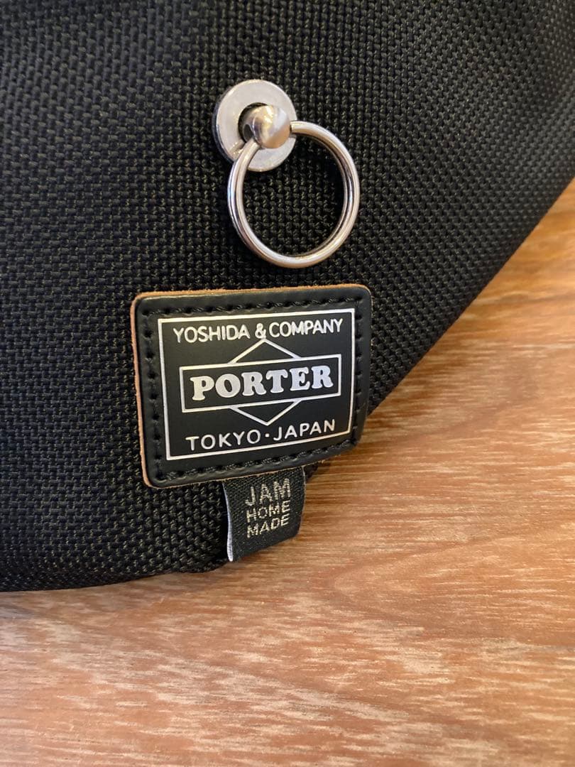 ポーター　ジャムホームメイド　ボディバッグ　黒