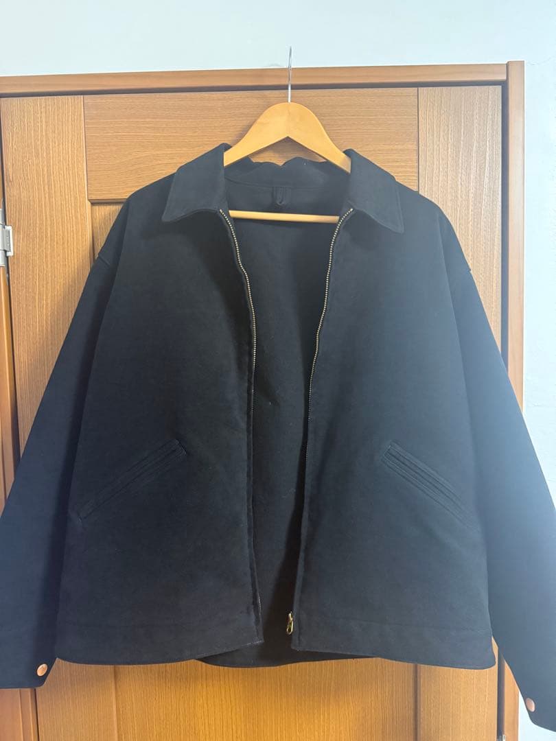 大*根様 COMOLI モールスキンジップショートジャケット　size2