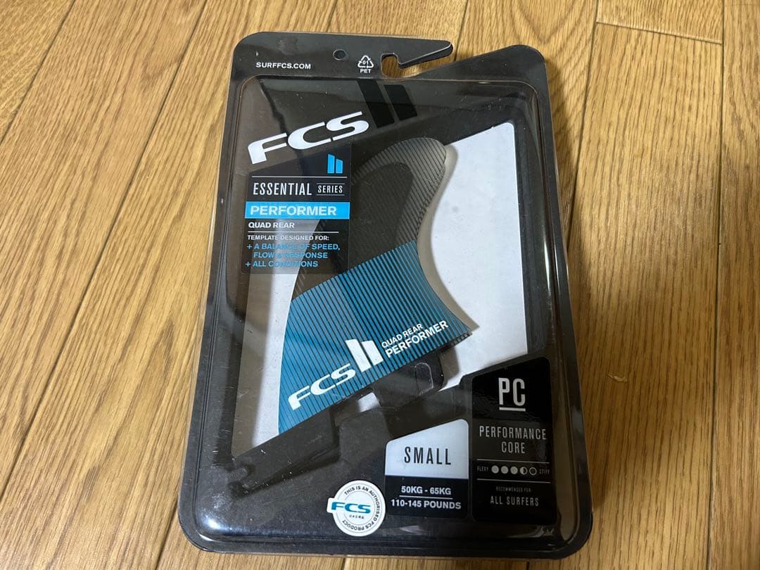 fcs2フィン　パフォーマー　クアッドリア　Sサイズ　パフォーマンスコア