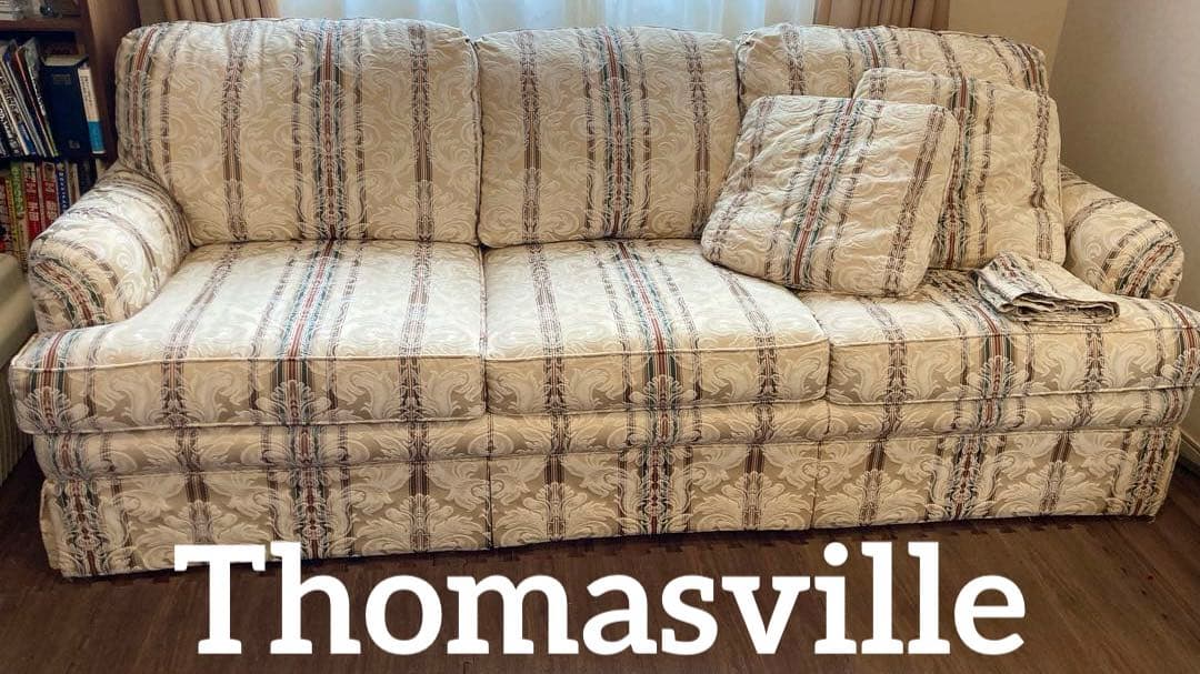 IDC大塚家具　米国高級家具 Thomasvilleトーマスビル　3人掛けソファ