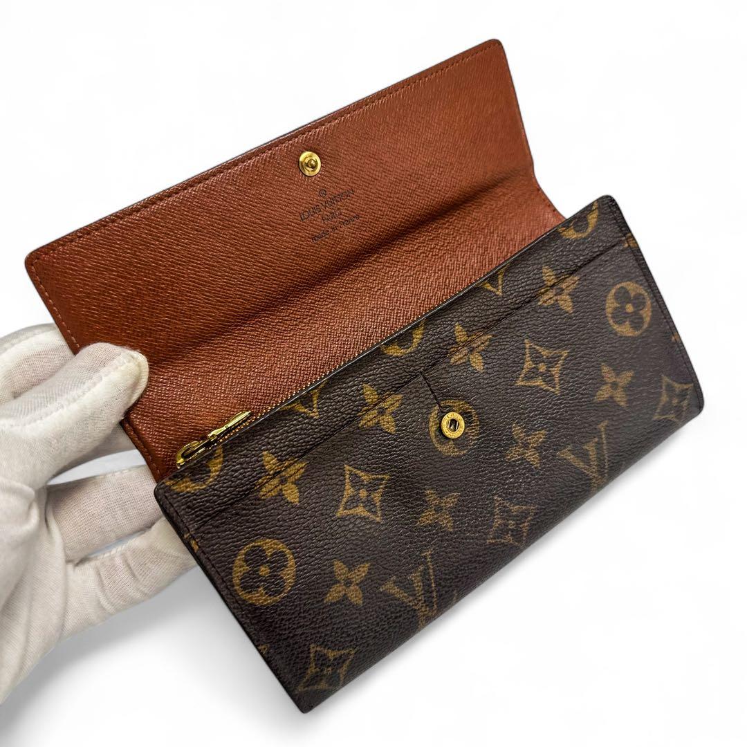 【美品】ルイヴィトン ポルトフォイユサラ 長財布 モノグラム TH0015