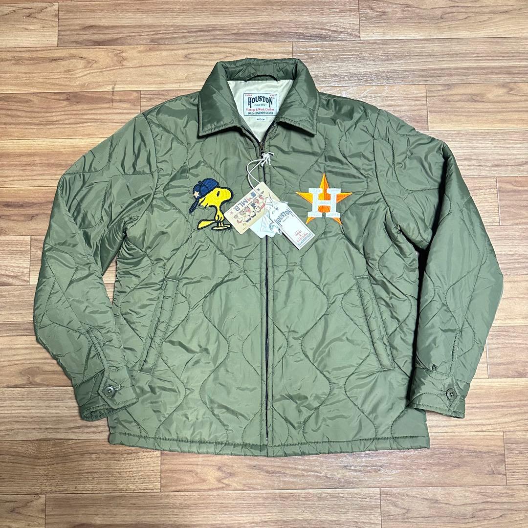HOUSTON（ヒューストン） MLB×PEANUTS キルティングジャケット
