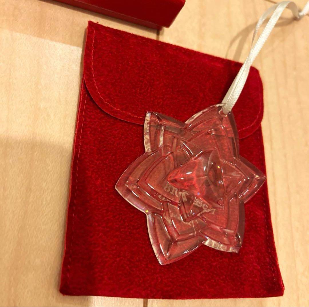 新品未使用 Baccarat クリスタルornament 2018