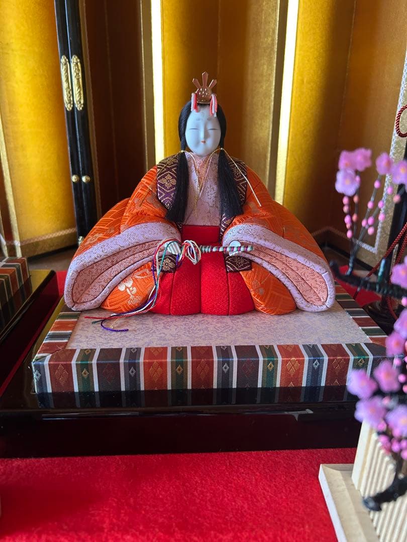 雛飾り　木目込み人形