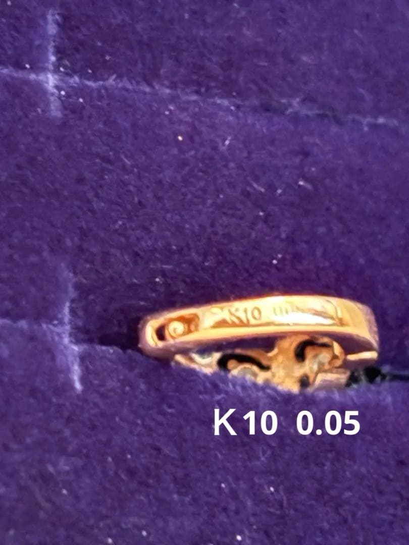 ピンクゴールドハートピアス