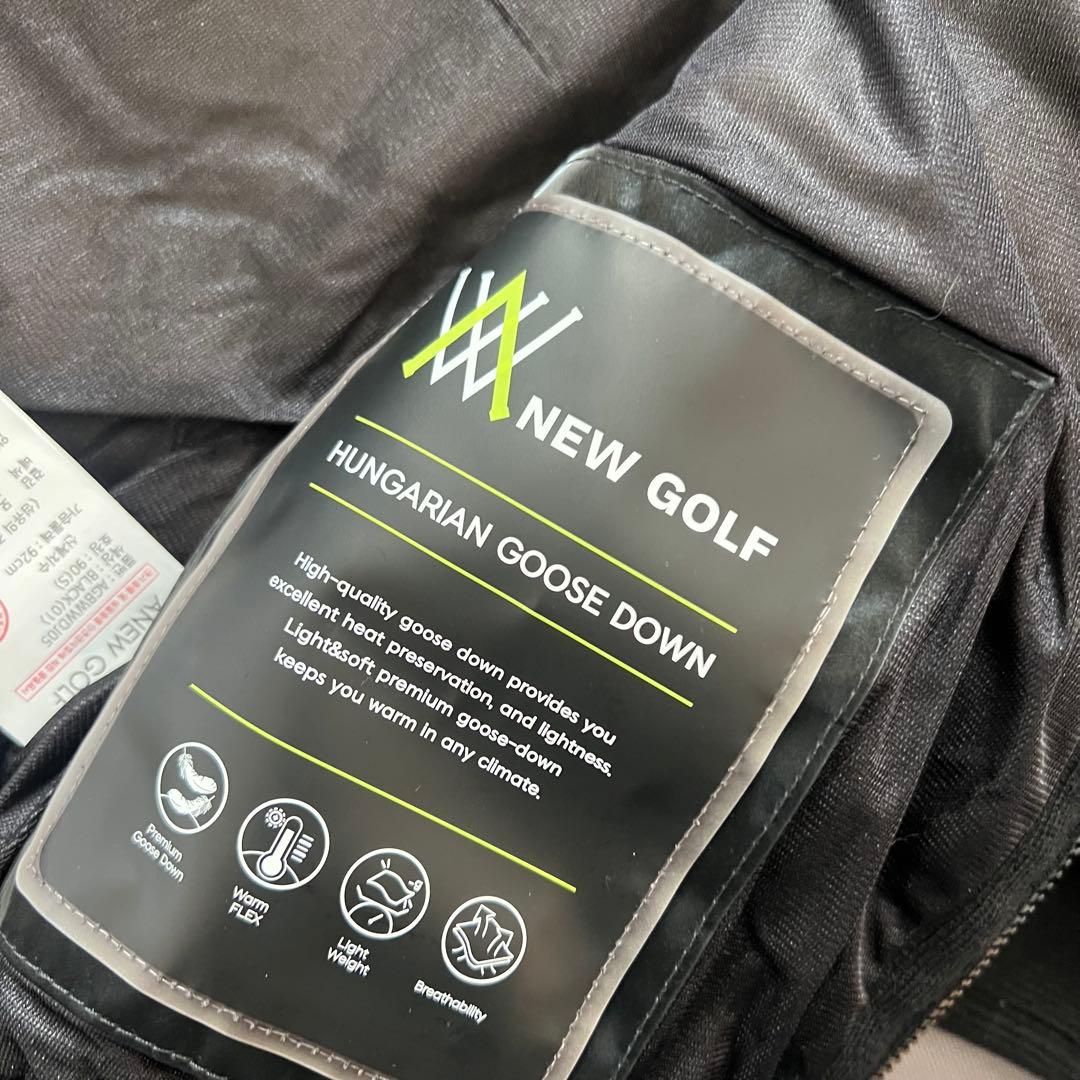 ANEW GOLF アニューゴルフ　ダウンジャケット　ニット　切り替え　中綿入り