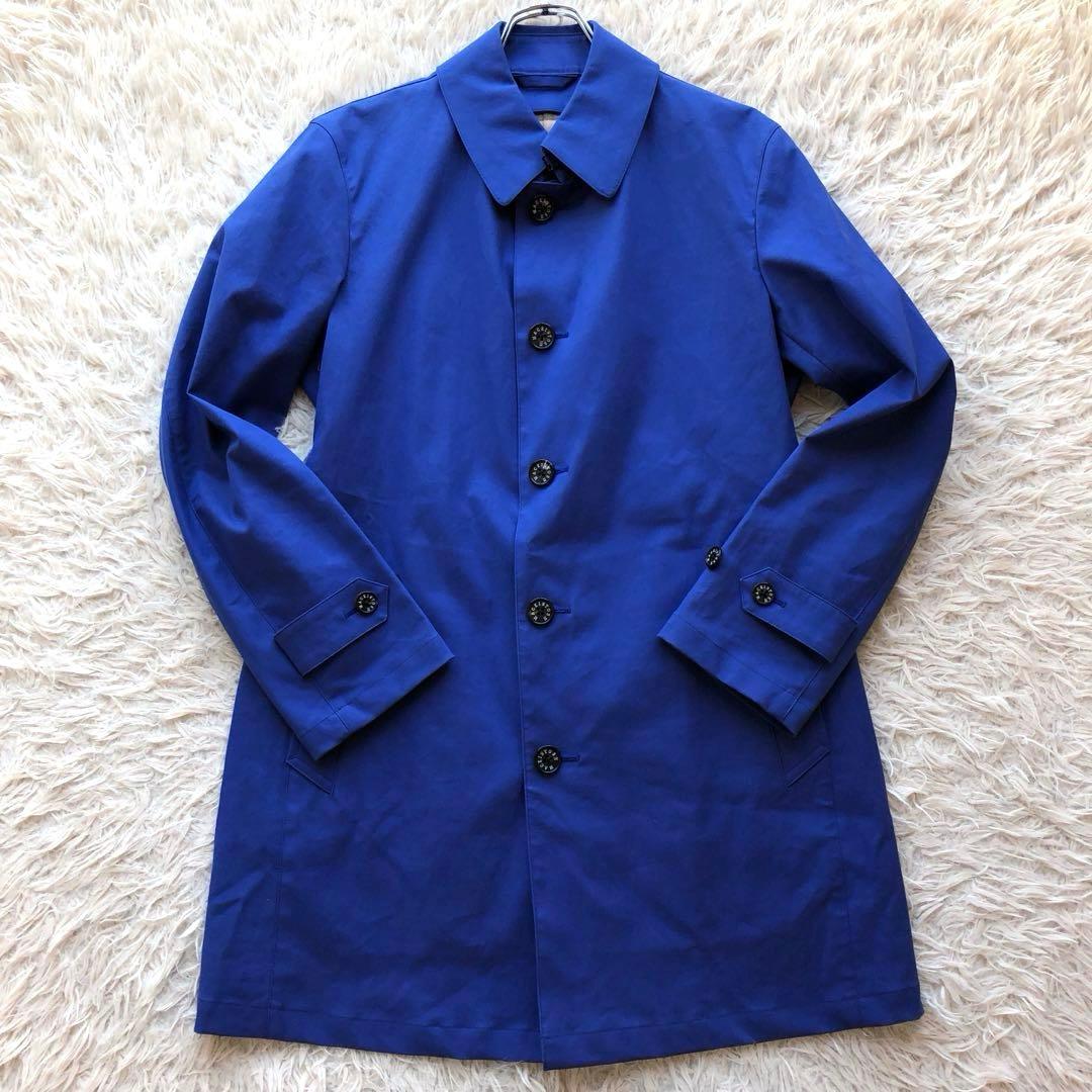 【美品】マッキントッシュロンドン　ゴム引きコート　ステンカラー　ライナー　撥水