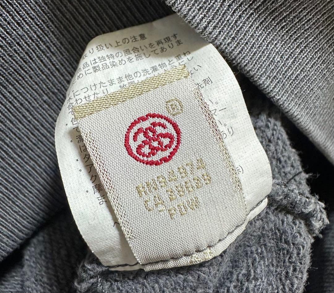 00s old stussy × champion 後付けパーカー
