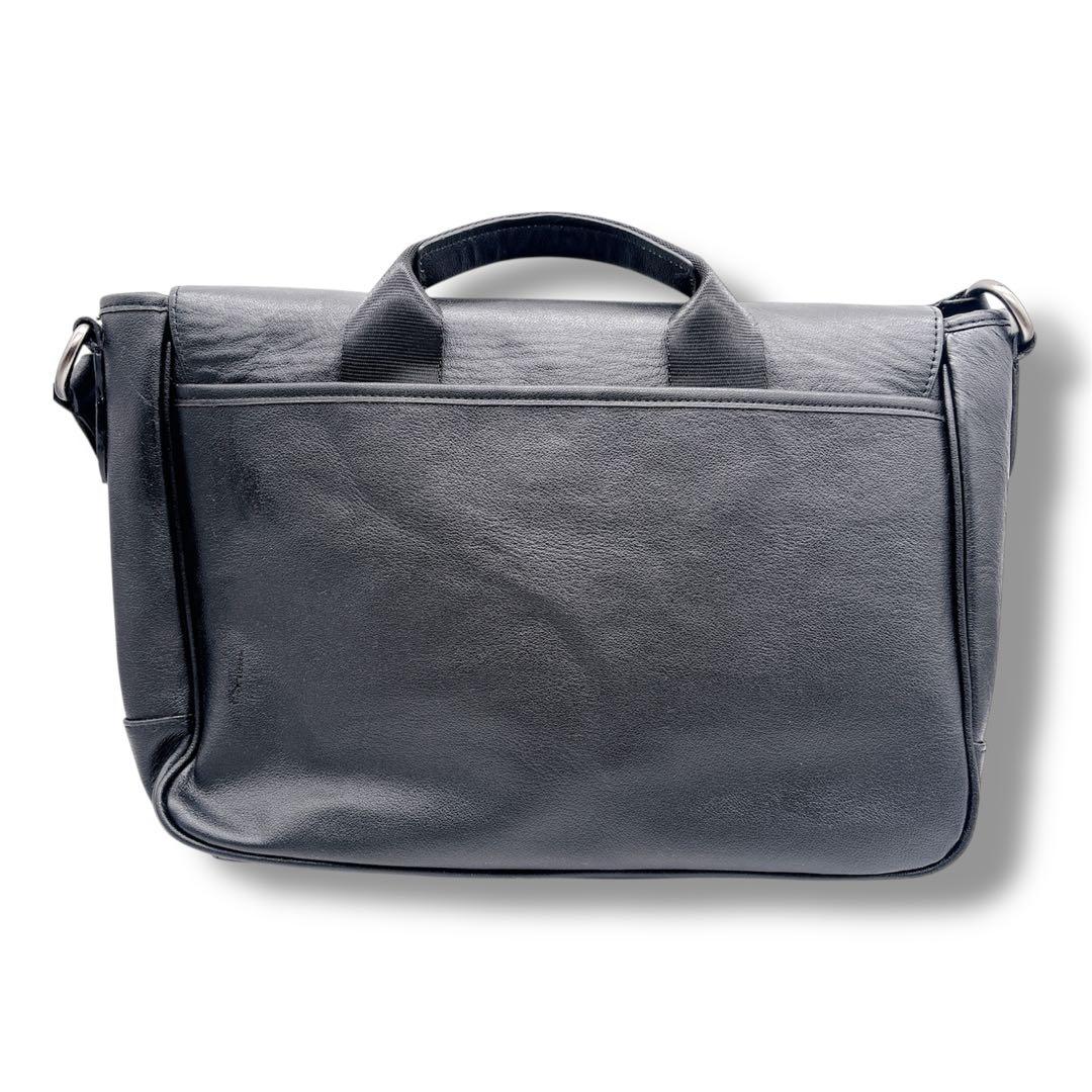 極美品 COACH コーチ レザー 2WAYメッセンジャーバッグ ハンドバッグ