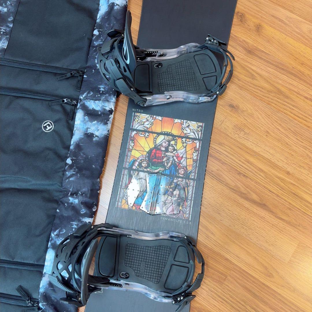 NITRO スノーボード140㌢＆ビンディング＆ケース3点セット