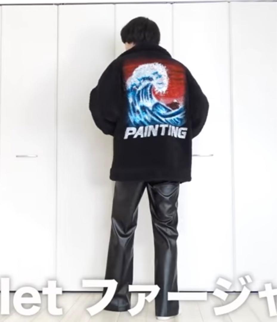 doublet HAND PAINTED RECYCLE ファージャケット