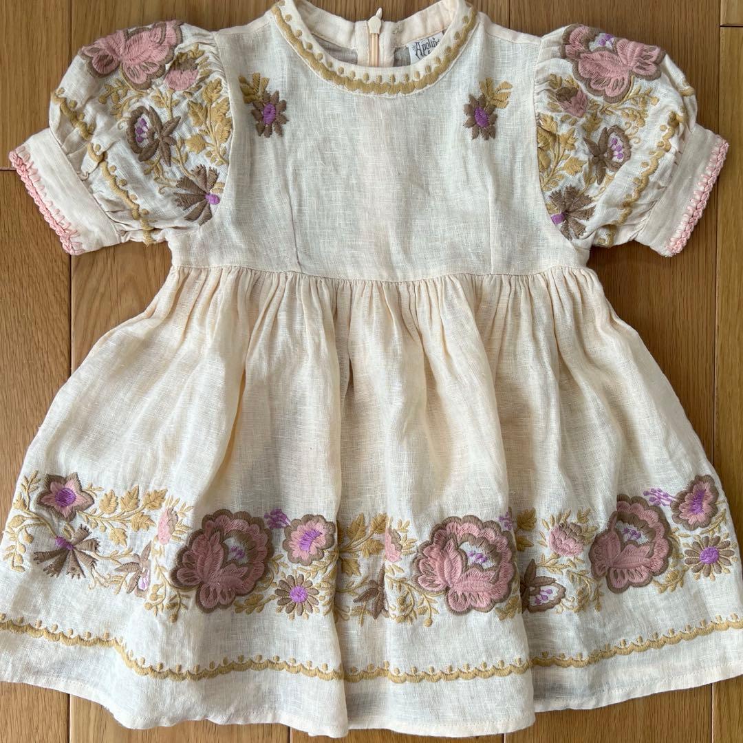 正規品Apolina MYA DRESS MILK ２〜3歳　訳あり