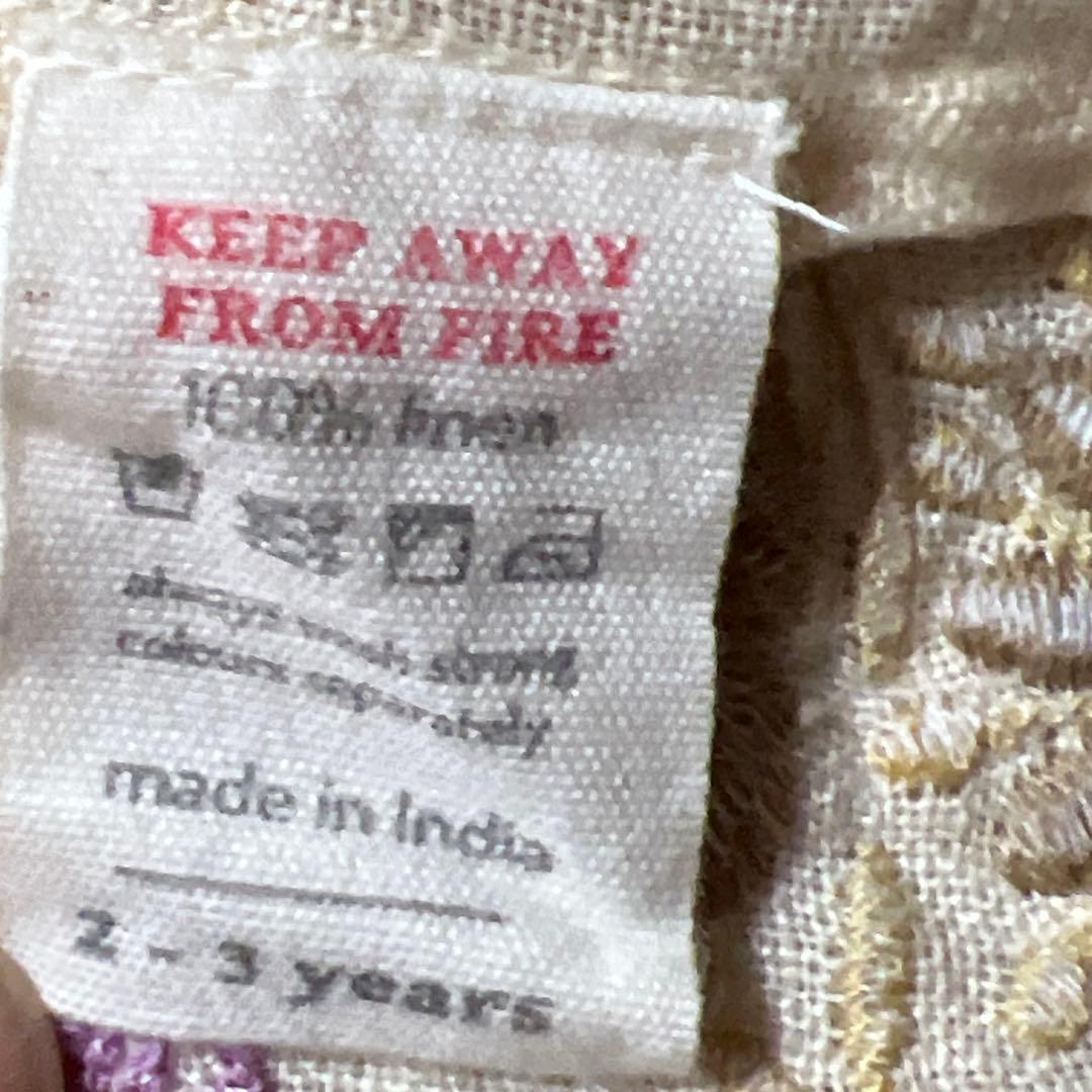 正規品Apolina MYA DRESS MILK ２〜3歳　訳あり