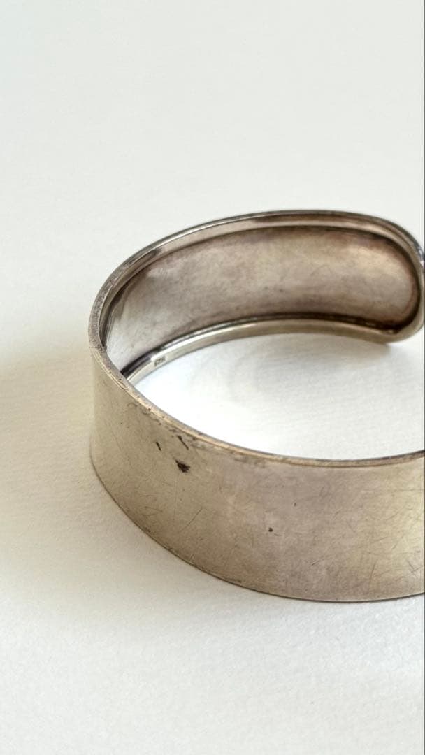 希少｜ヴィンテージ 925 シルバーバングル マルジェラ 1LDK 好きにも