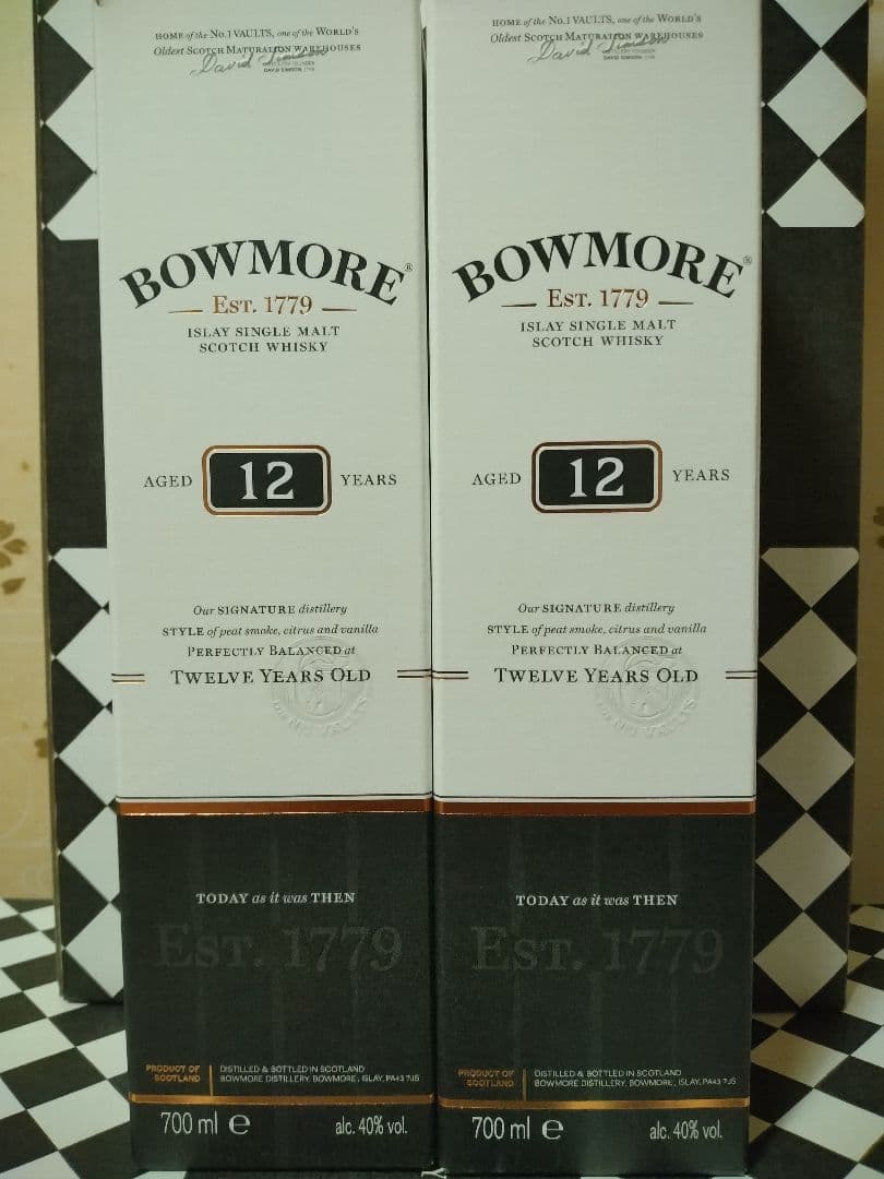 最終値下げ　BOWMORE 12年 　2本