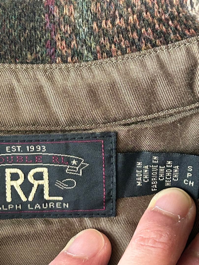 rrl ニットシャツジャケット