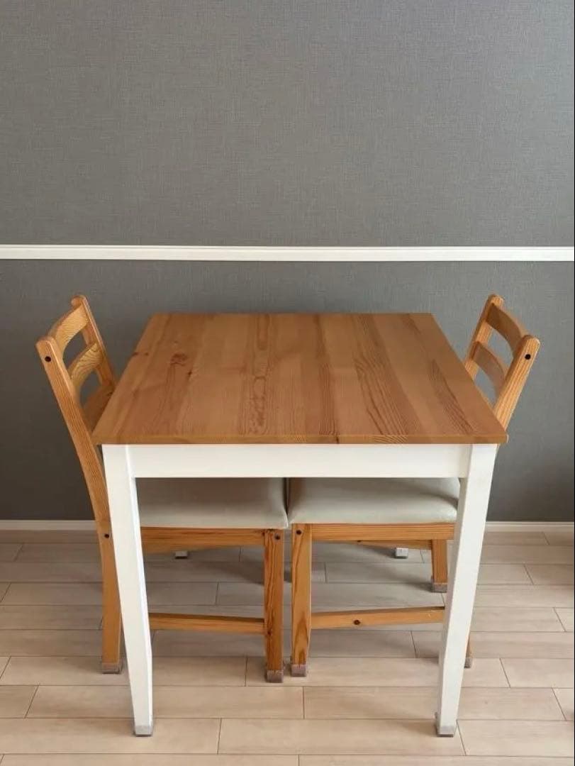 IKEA LERHAMN ダイニングテーブル・椅子セット