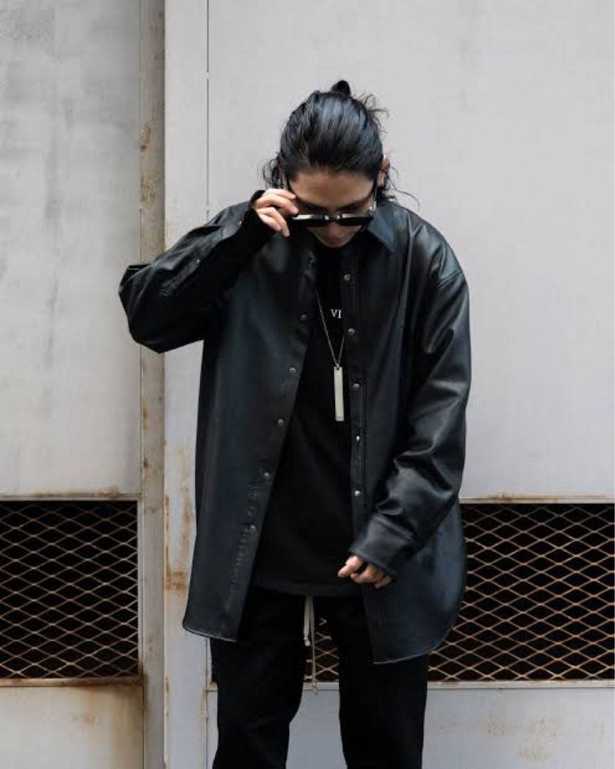 美品✨PRY シュウト オーバーサイズシャツジャケット ブラック 1