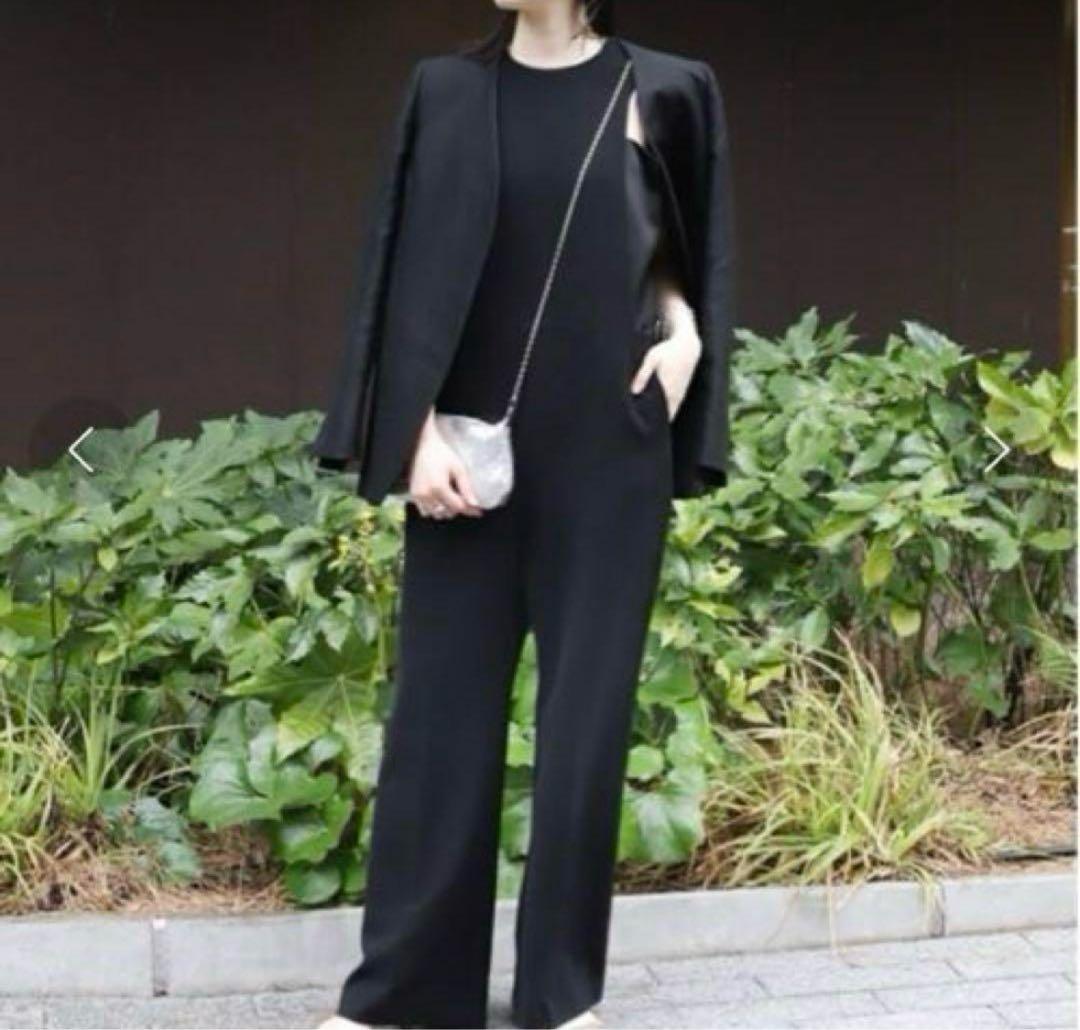 plage プラージュ サロペット 38 ブラック salopette