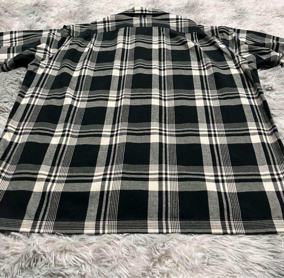 希少 90s ラルフローレン vintagecamp ネルシャツ オープンカラー