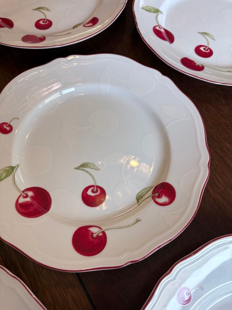 リチャードジノリ アンティコチェリー ディナープレート5枚セット