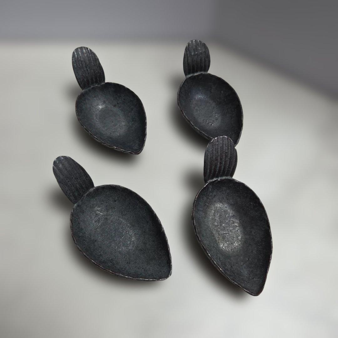 市野吉記　匙　4個