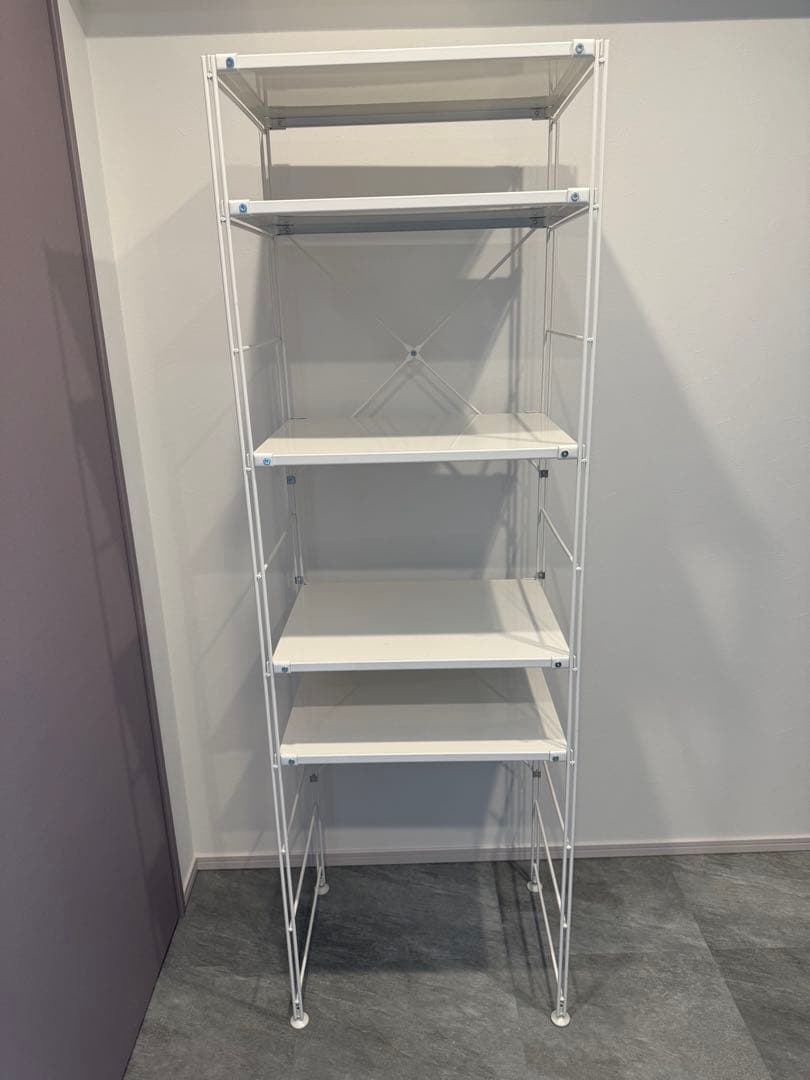 無印良品 スチールユニットシェルフ・スチール棚セット・大・ホワイト系