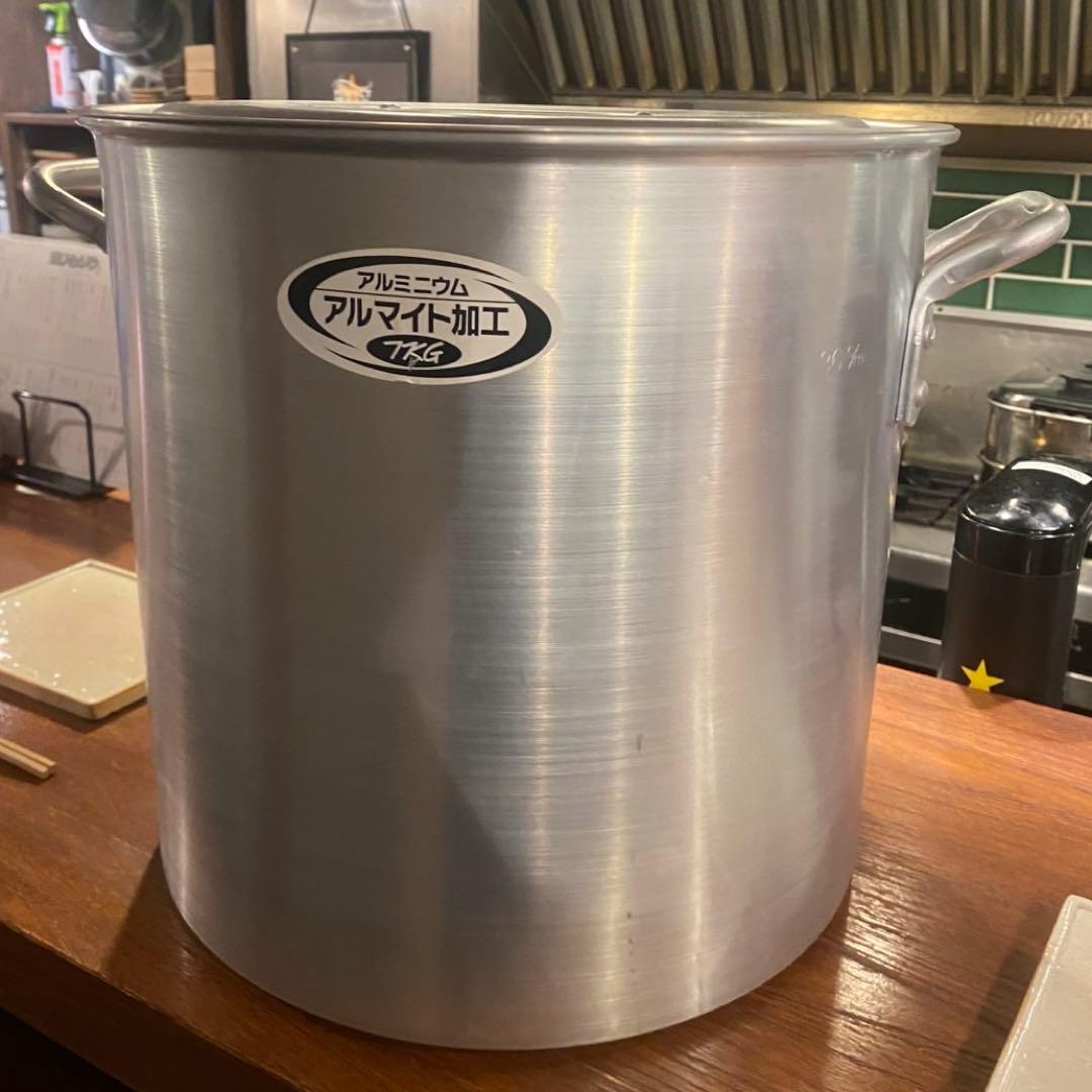 【寸胴鍋✨】TKG アルミニウム寸胴鍋36ℓ 蓋付き